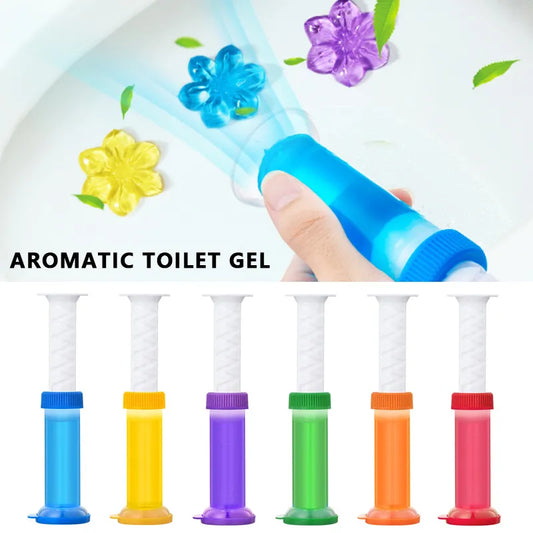 Flower Aromatic Toilet Gel Toilet Deodorant Cleaner