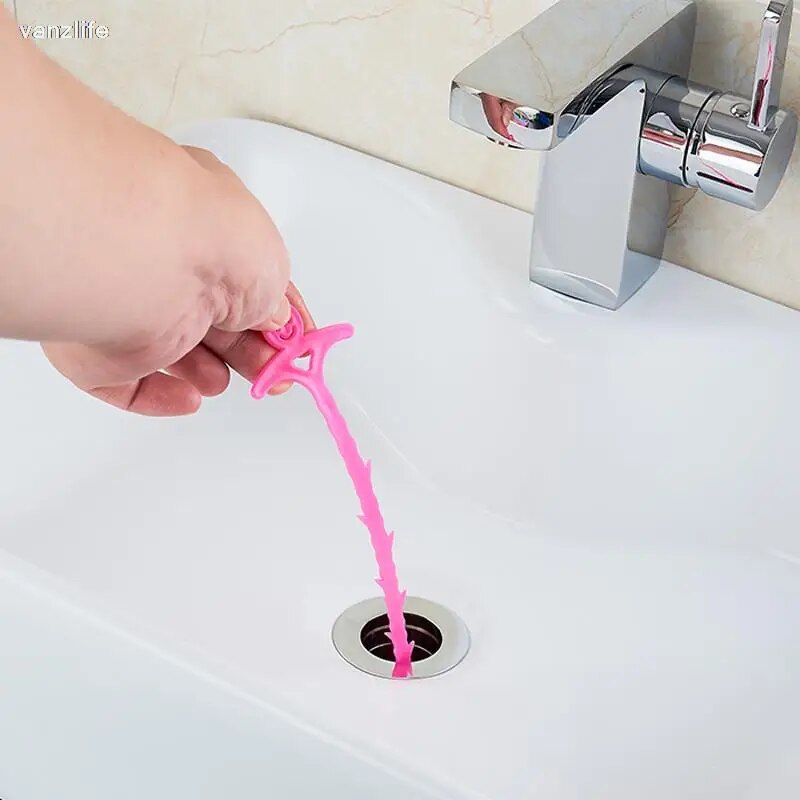 2pcs/vanzlife kitchen drain sewer cleaning hook for household sink drain toilet clear blockades cleaning hooks