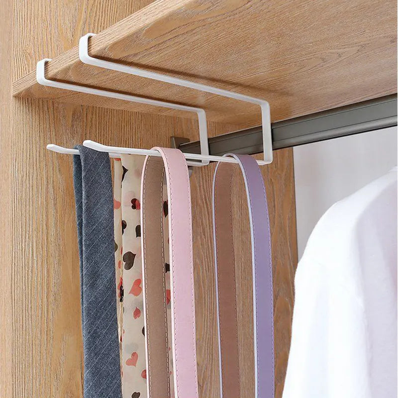 Paper Roll Holder Towel Rack Hanging Shelf Bathroom Storage