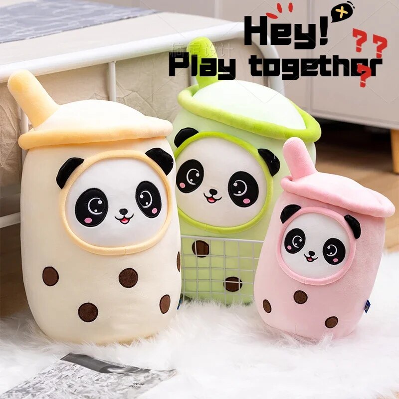 Kawaii Milk Boba Tea Cup Plushies