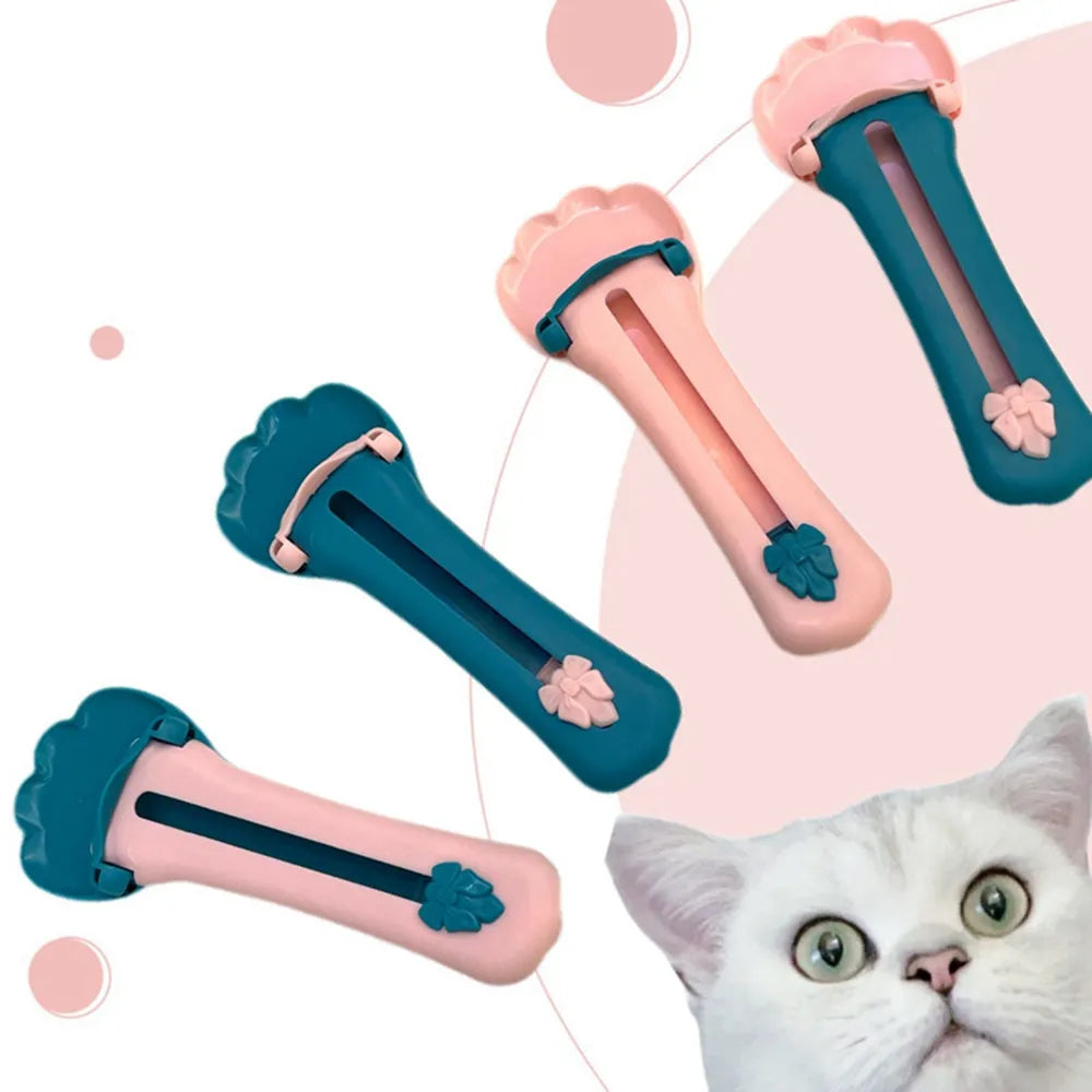 Pet Feeder Spoon Cat Strip Squeeze Spoons Multifunctional Cat Feeding Spoon for Cat Wet Food Treats Liquid Snack Feeding