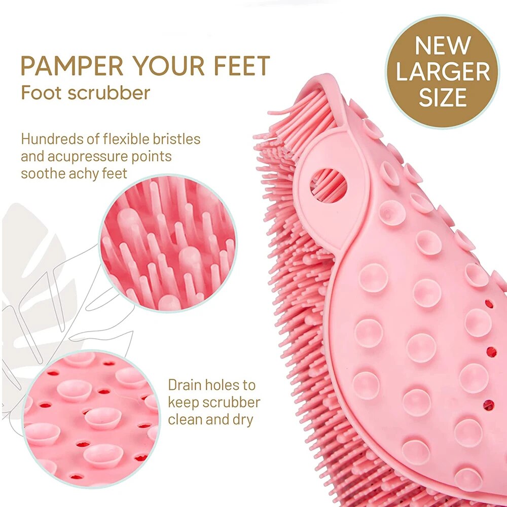 Silicone Foot Exfoliating Shower Massage Scrape