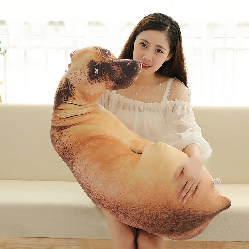 Lifelike Funny Animal Printed Pillow