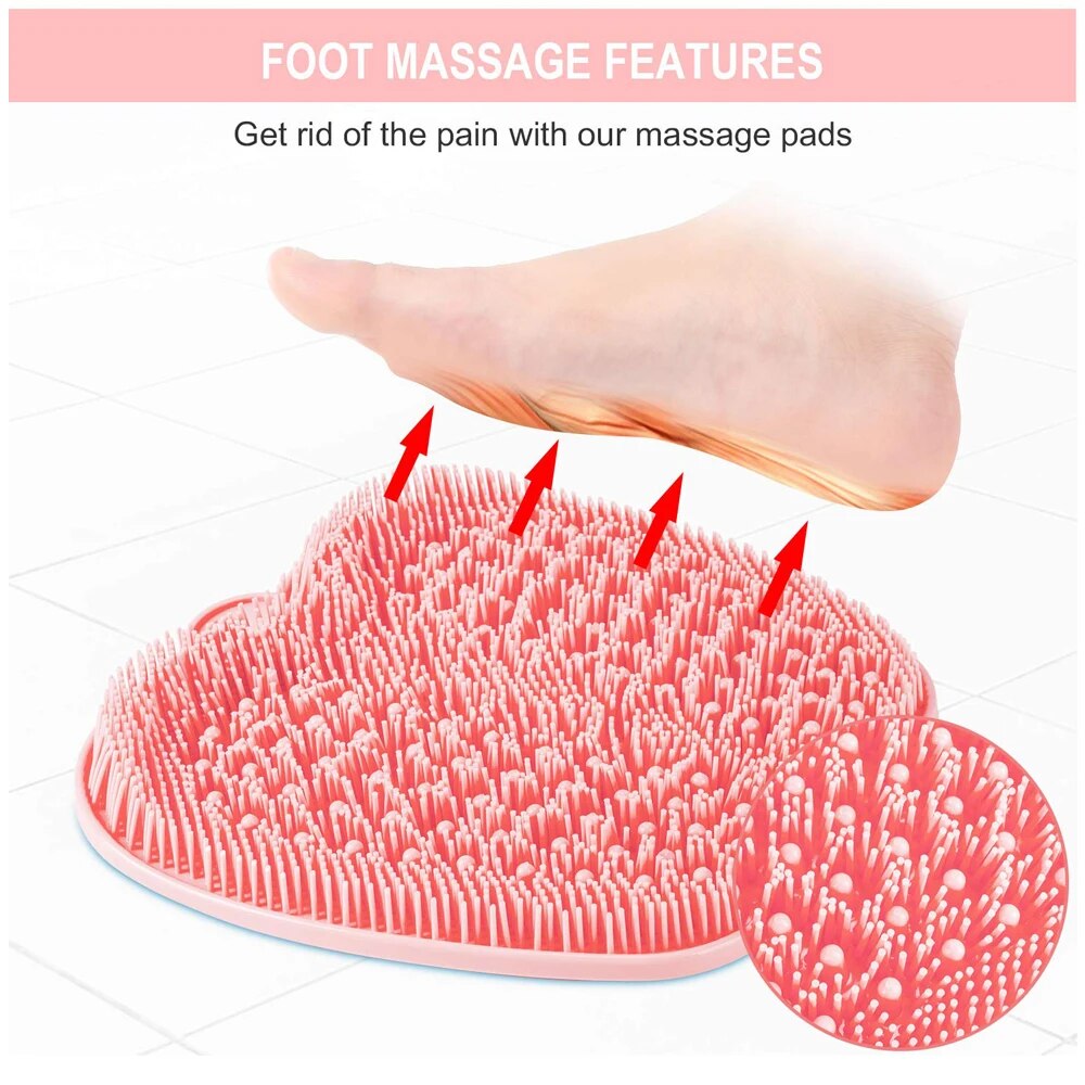 Silicone Foot Exfoliating Shower Massage Scrape