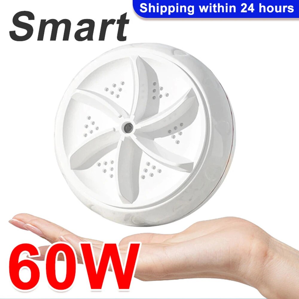 High Power Portable Mini Turbo Washing Machine