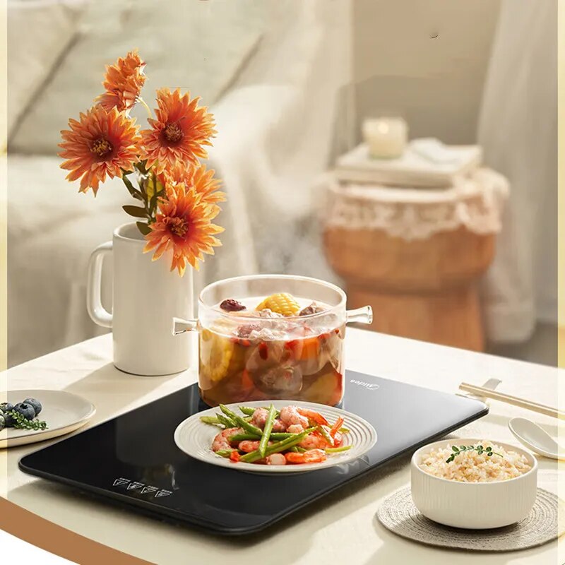 Midea Electric Food Warmer Board - Small Kitchen Food Insulation Board