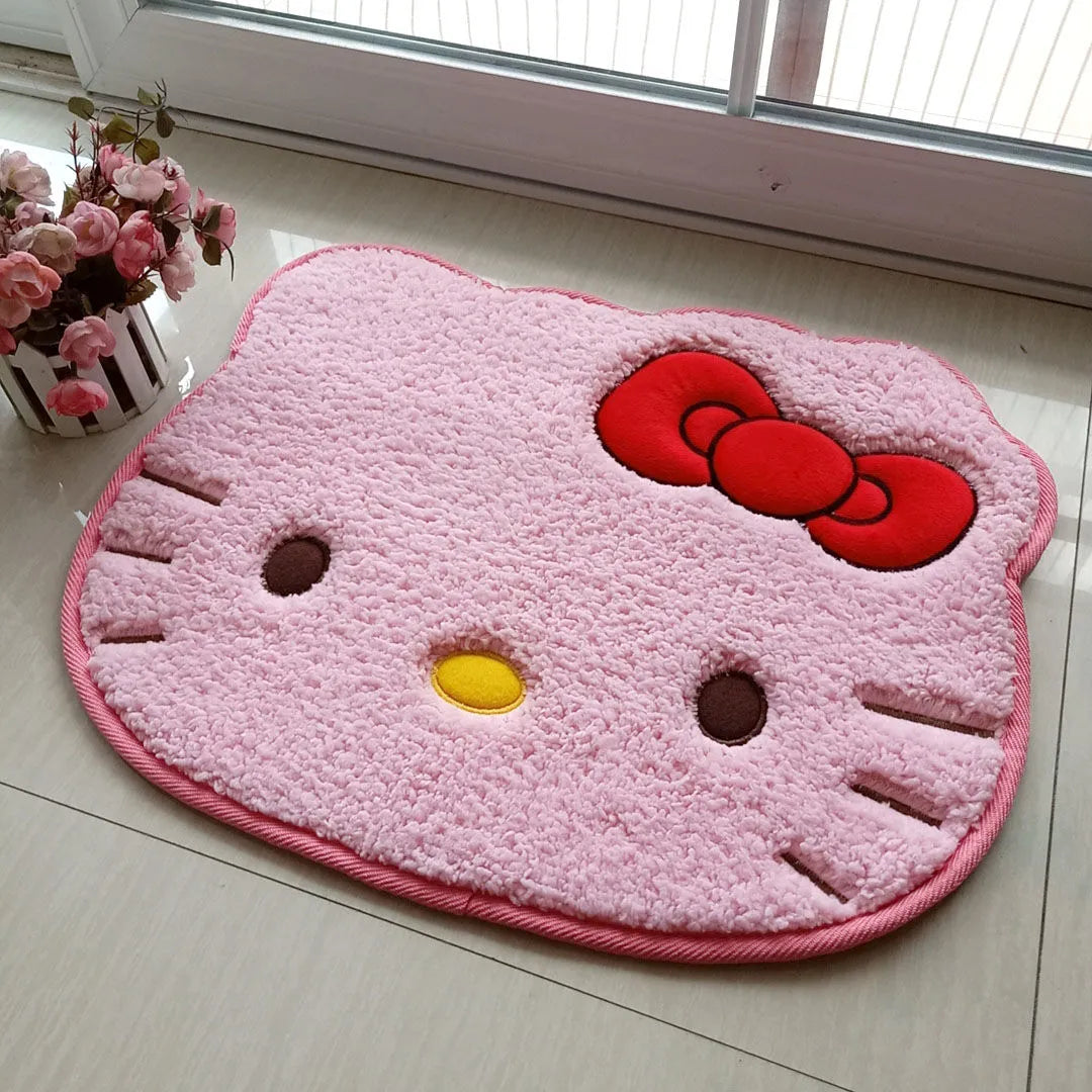 Sanrio Hello Kitty Rug Cartoon Cute Floor Bath Mat